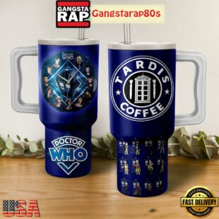 Doctor Who Tardis Coffee Tumbler Cup 40oz