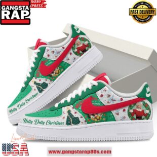 Dolly Parton Holly Dolly Christmas Limited Edition Air Force 1 Running Sneakers