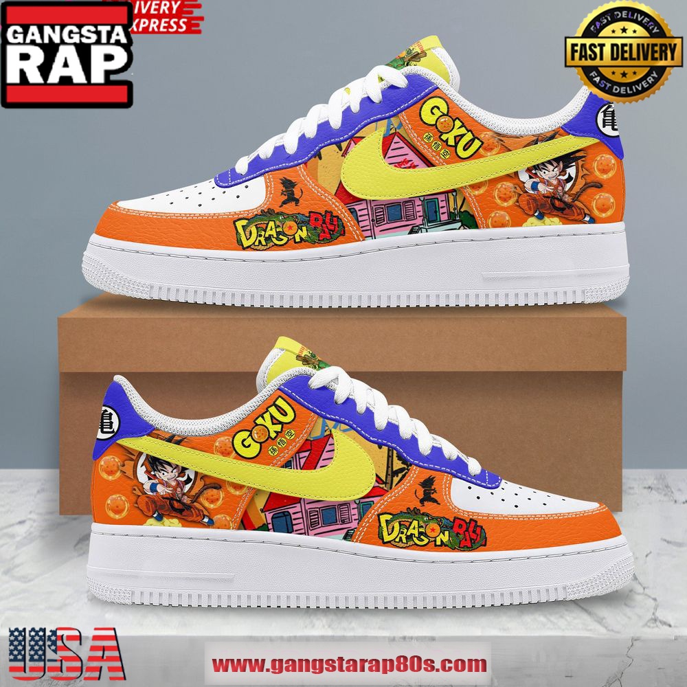 Dragon Ball Goku Limited Edition Air Force 1 Shoes Running Sneakers Dragon Ball Goku Limited Edition Air Force 1 Shoes Running Sneakers