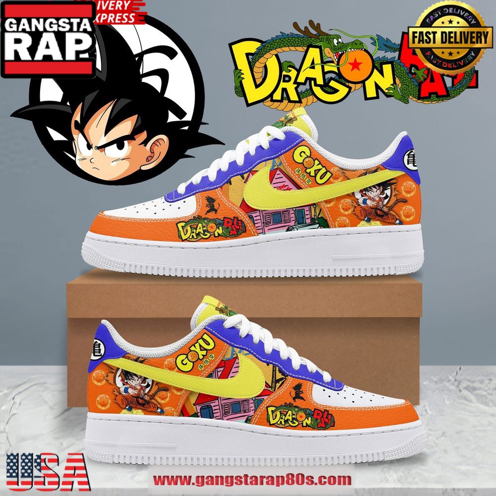 Dragon Ball Goku Limited Edition Air Force 1 Shoes Running Sneakers Dragon Ball Goku Limited Edition Air Force 1 Shoes Running Sneakers