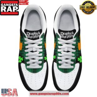 Dropkick Murphys St. Patrick’s Day Tour 2025 Air Force 1 Running Sneakers Shoes