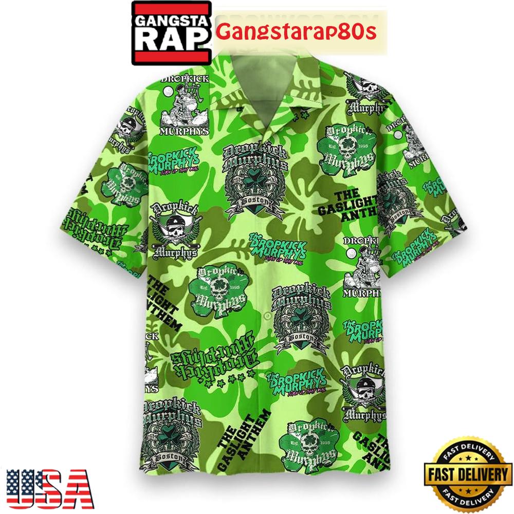 Dropkick Murphys The Gaslight Anthem Aloha Hawaiian Shirt Dropkick Murphys The Gaslight Anthem Aloha Hawaiian Shirt