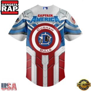 Durham Bulls x Marvel Defenders Of The Diamond New Design Baseball Jersey