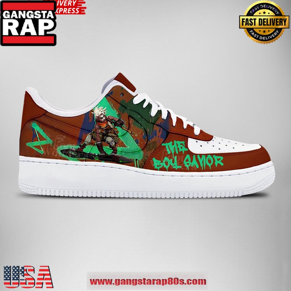 Ekko Arcane League of Legends Limited Air Force 1 Running Sneakers Shoes Ekko Arcane League of Legends Limited Air Force 1 Running Sneakers Shoes