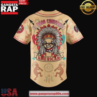 El Paso Chihuahuas Native American Heritage 2025 Baseball Jersey Shirt