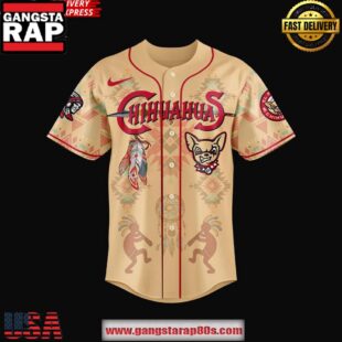 El Paso Chihuahuas Native American Heritage 2025 Baseball Jersey Shirt