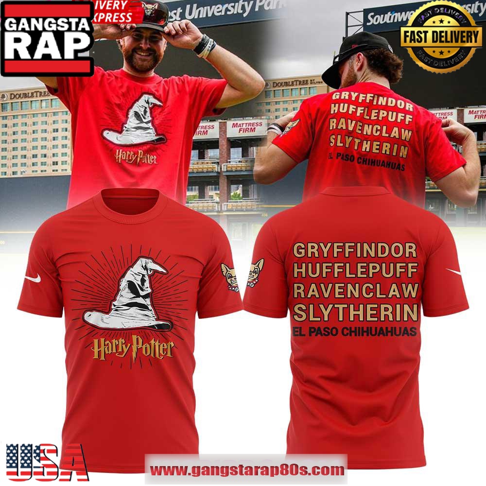 El Paso Chihuahuas x Harry Potter Limited Edition T Shirt El Paso Chihuahuas x Harry Potter Limited Edition T Shirt