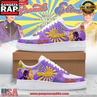 Elton John & Brandi Carlile “Believe in Angels” Air Force 1 Sneakers Shoes
