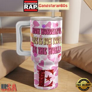 Elton John Wonderful World Tumbler Cup 40oz