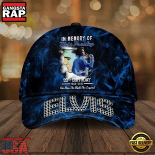 Elvis Presley In Memory Classic Baseball Cap For Fans