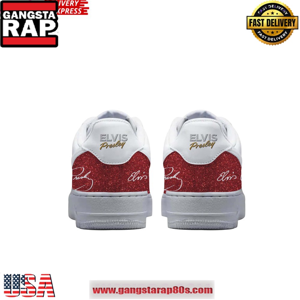 Elvis Presley It's Christmas Time Pretty Baby Air Force 1 Running Sneakers Shoes Elvis Presley It's Christmas Time Pretty Baby Air Force 1 Running Sneakers Shoes
