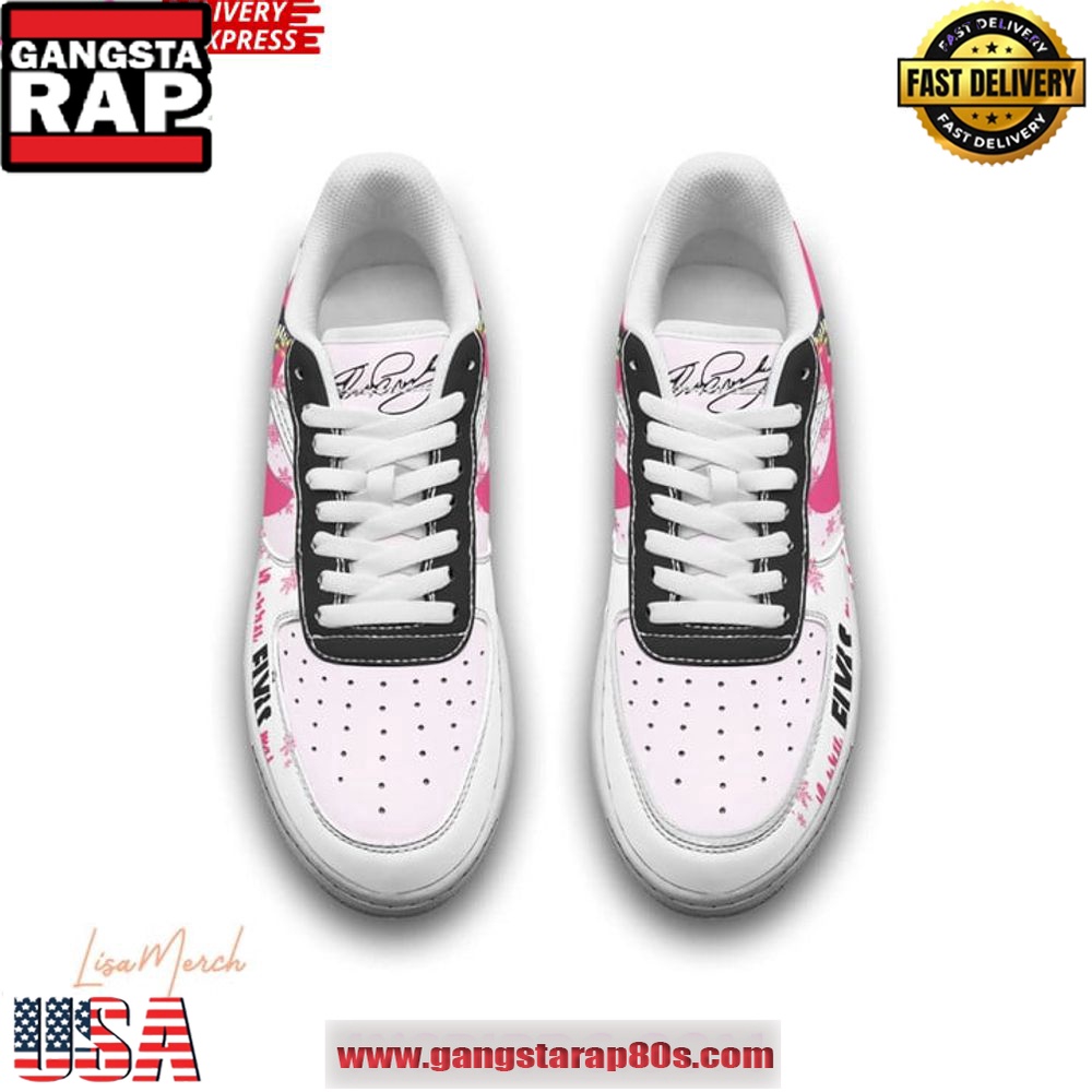 Elvis Presley Merry Christmas Limited Edition Air Force 1 Running Sneakers Shoes Elvis Presley Merry Christmas Limited Edition Air Force 1 Running Sneakers Shoes