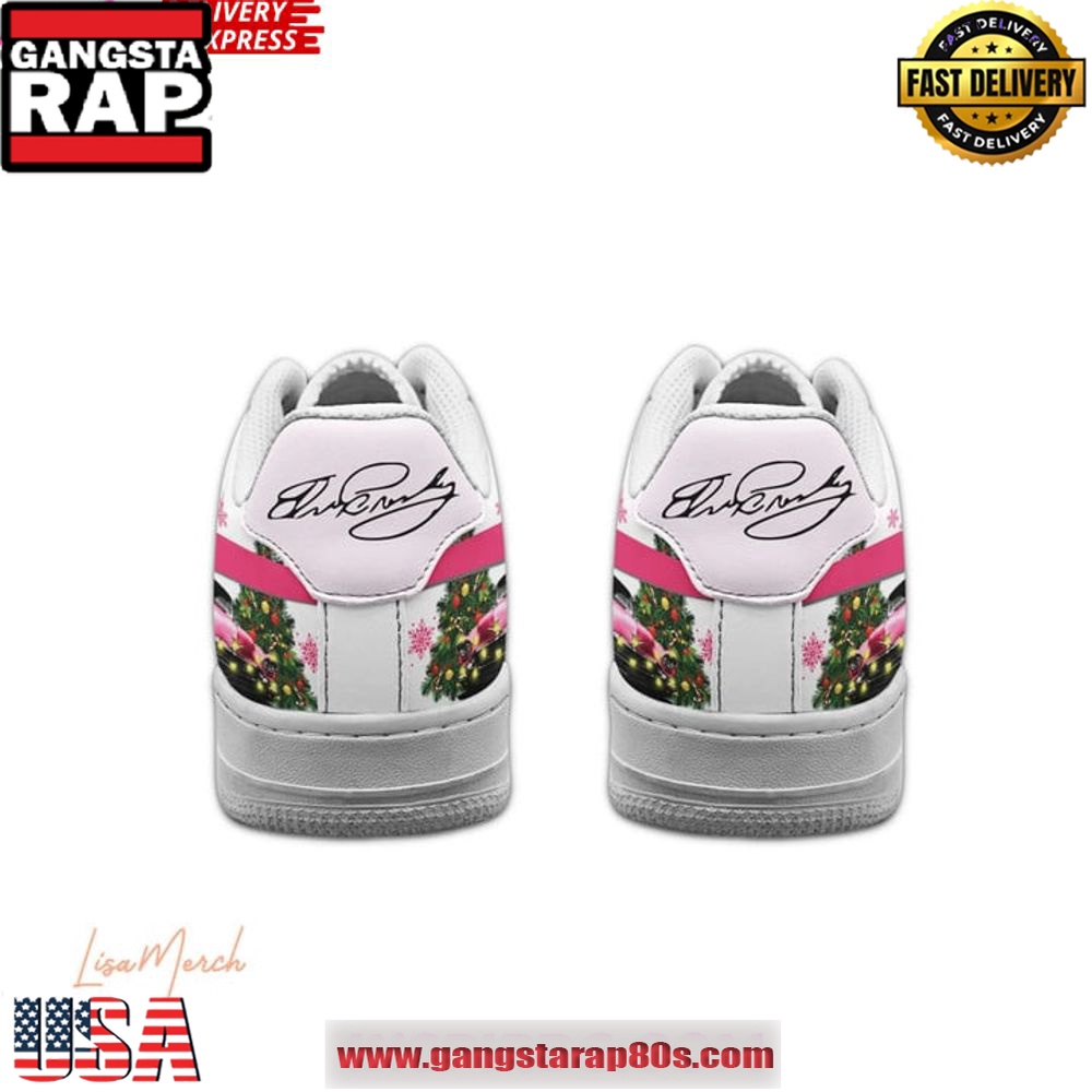 Elvis Presley Merry Christmas Limited Edition Air Force 1 Running Sneakers Shoes Elvis Presley Merry Christmas Limited Edition Air Force 1 Running Sneakers Shoes