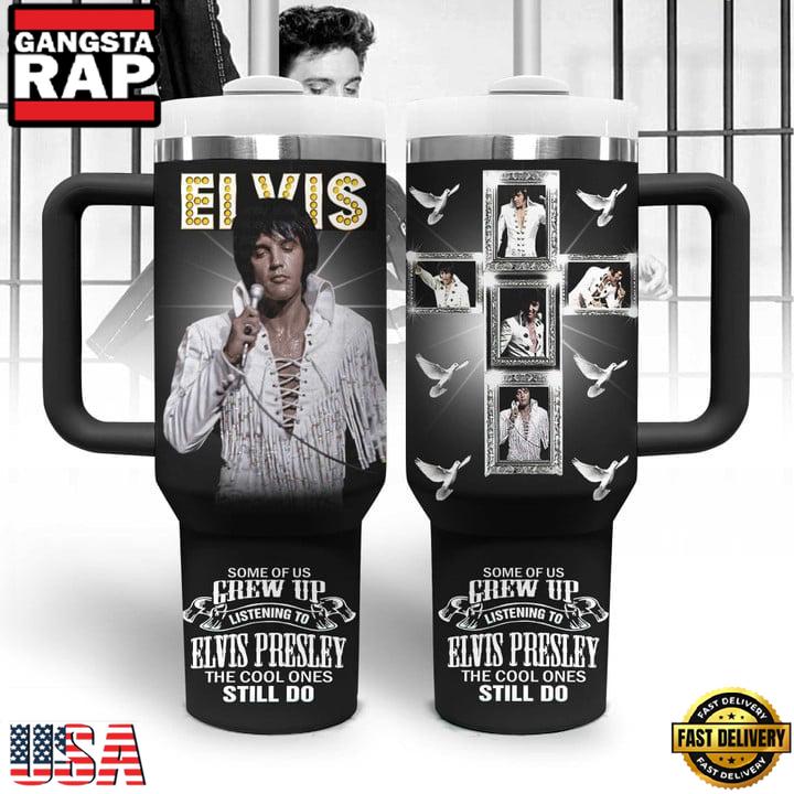 Elvis Presley Music New Design Custom Stanley Tumbler Cup 40oz Elvis Presley Music New Design Custom Stanley Tumbler Cup 40oz