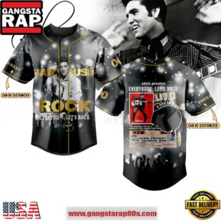 Elvis Presley Unique Design Baseball Jersey