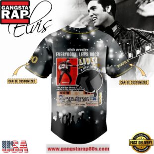 Elvis Presley Unique Design Baseball Jersey