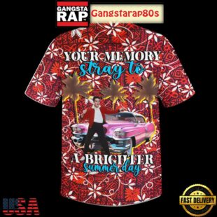 Elvis Presley Your Memory Stray To A Brighter Summer Day Aloha Hawaiian Shirt