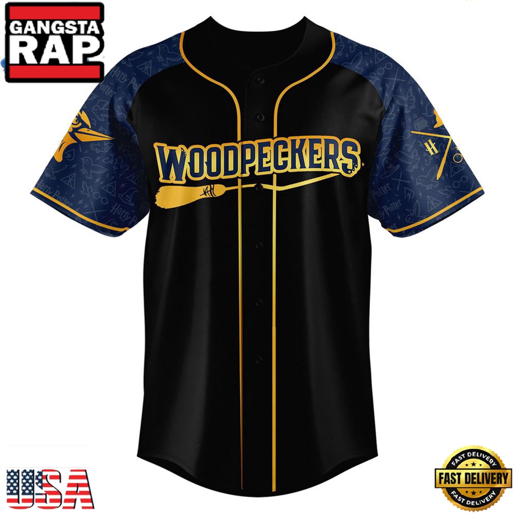 Fayetteville Woodpeckers x Harry Potter Limited Premium Edition Baseball Jersey Fayetteville Woodpeckers x Harry Potter Limited Premium Edition Baseball Jersey