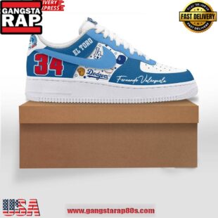 Fernando Valenzuela Limited Edition Air Force 1 Running Sneakers