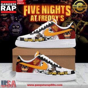 Five Nights at Freddy’s Limited Edition Air Force 1 Running Sneakers Shoes