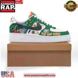 Florida Gators Chomp Chomp Bitches Air Force 1 Running Sneakers Shoes