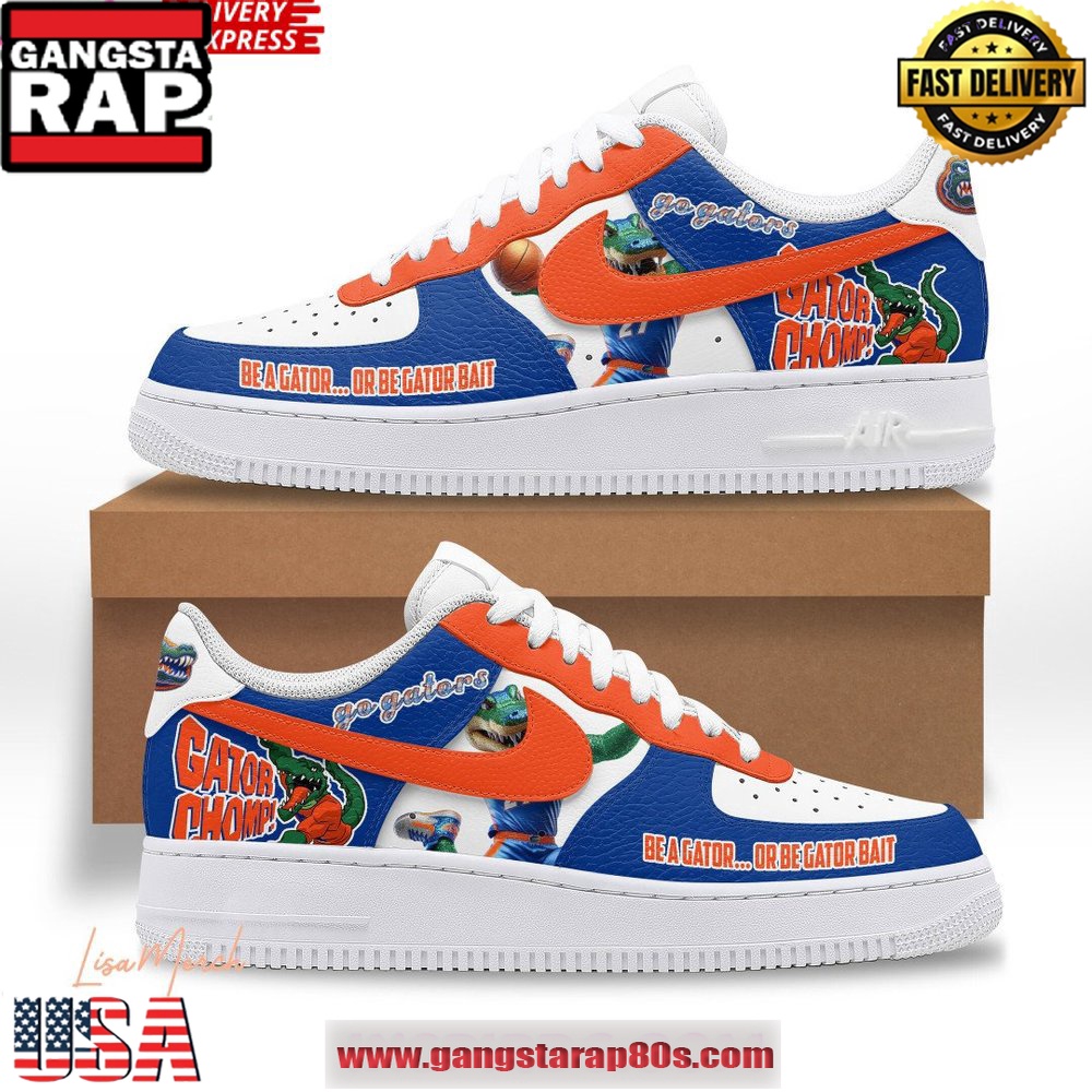 Florida Gators Go Gators Limited Edition Air Force 1 Running Sneakers Shoes Florida Gators Go Gators Limited Edition Air Force 1 Running Sneakers Shoes