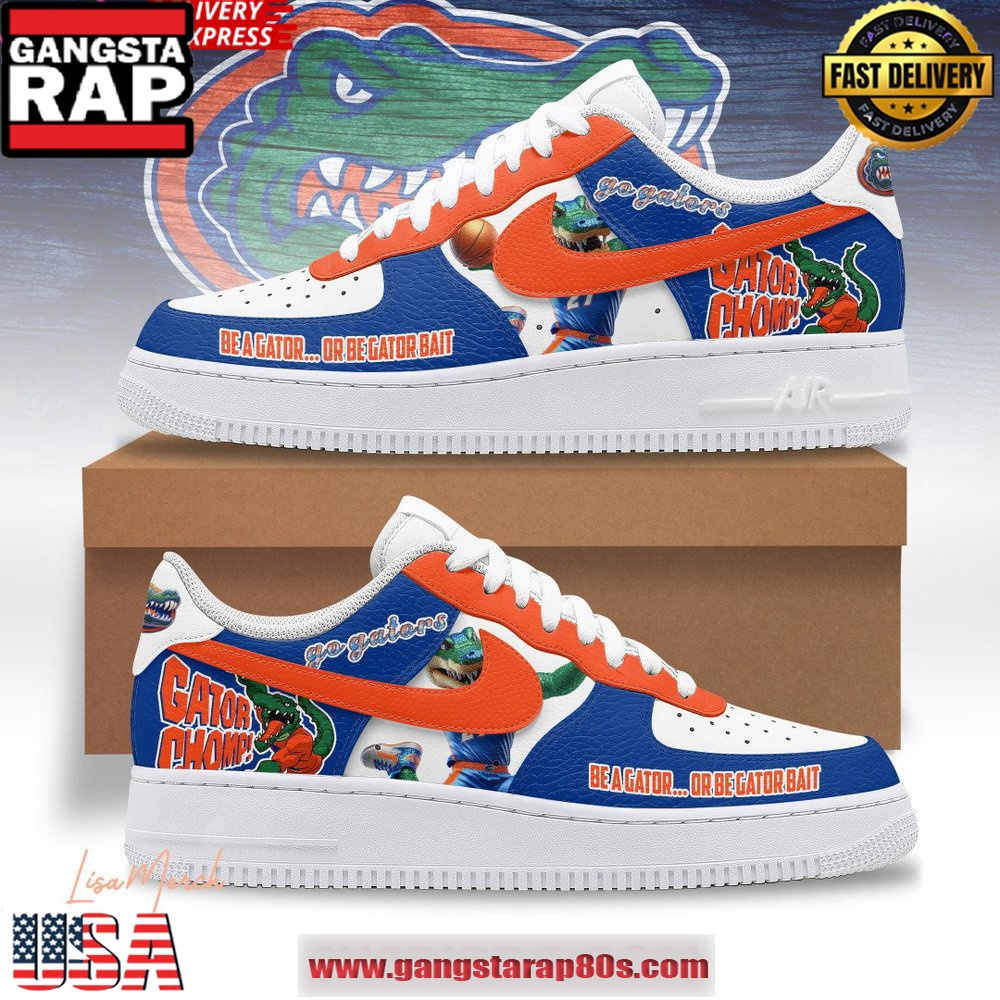 Florida Gators Go Gators Limited Edition Air Force 1 Running Sneakers Shoes Florida Gators Go Gators Limited Edition Air Force 1 Running Sneakers Shoes