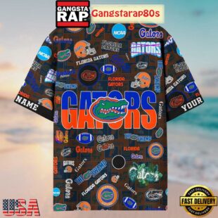 Florida Gators Solgan The Swamp True Fan Spirit Custom Name Aloha Hawaiian Shirt
