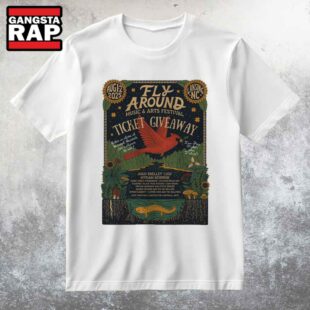 Fly Around Music And Arts Festival Aug 1-2 2025 Lansing NC T Shirt