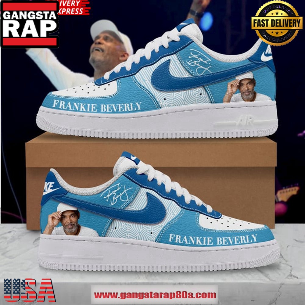 Frankie Beverly Limited Edition Air Force 1 Running Sneakers Shoes Frankie Beverly Limited Edition Air Force 1 Running Sneakers Shoes