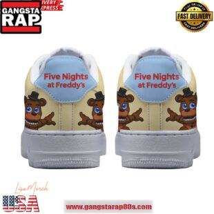 Freddy Fazbear’s Pizza Limited Edition Air Force 1 Running Sneakers Shoes