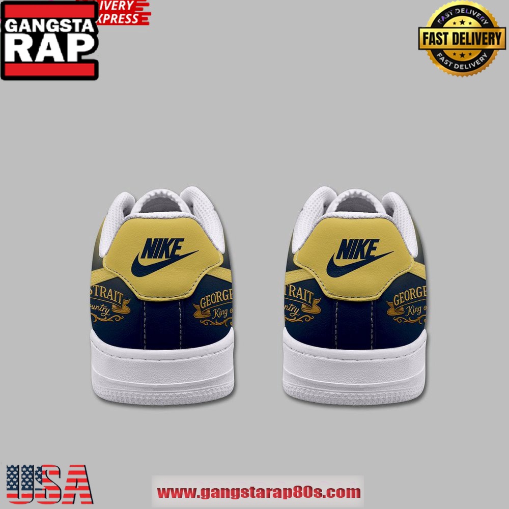 George Strait King of Country Limited Edition Air Force 1 Running Sneakers Shoes George Strait King of Country Limited Edition Air Force 1 Running Sneakers Shoes