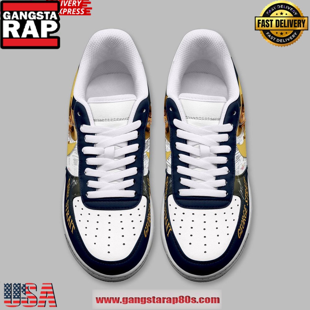 George Strait King of Country Limited Edition Air Force 1 Running Sneakers Shoes George Strait King of Country Limited Edition Air Force 1 Running Sneakers Shoes