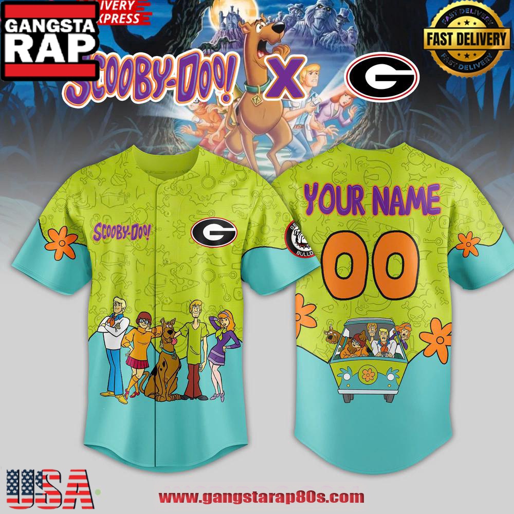 Georgia Bulldogs x Scooby Doo Night 2025 Baseball Jersey Shirt