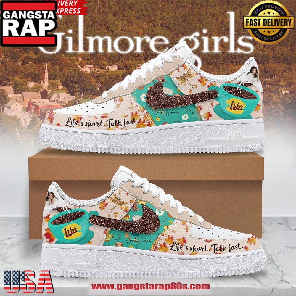 Gilmore Girls Limited Edition Air Force 1 Running Sneakers Shoes Gilmore Girls Limited Edition Air Force 1 Running Sneakers Shoes