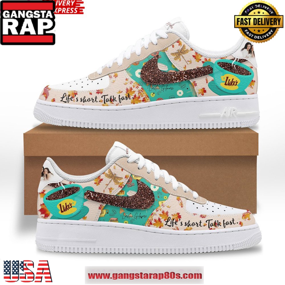 Gilmore Girls Limited Edition Air Force 1 Running Sneakers Shoes Gilmore Girls Limited Edition Air Force 1 Running Sneakers Shoes