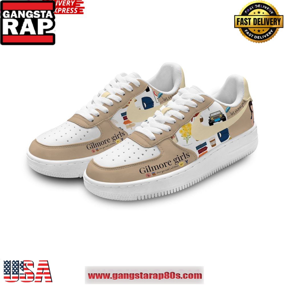 Gilmore Girls Limited Edition Air Force 1 Sneakers Shoes Gilmore Girls Limited Edition Air Force 1 Sneakers Shoes