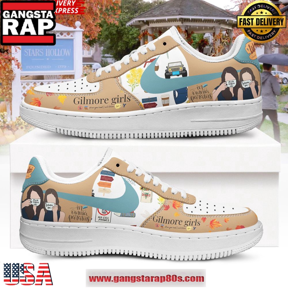 Gilmore Girls Limited Edition Air Force 1 Sneakers Shoes Gilmore Girls Limited Edition Air Force 1 Sneakers Shoes