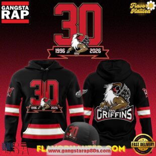 Grand Rapids Griffins 30th Anniversary Celebrations Special All Over Print Hoodie