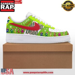 Grateful Dead Christmas Limited Edition Air Force 1 Running Sneakers Shoes