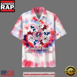 Grateful Dead Happy Independence Day Hot Summer Hawaiian Shirt