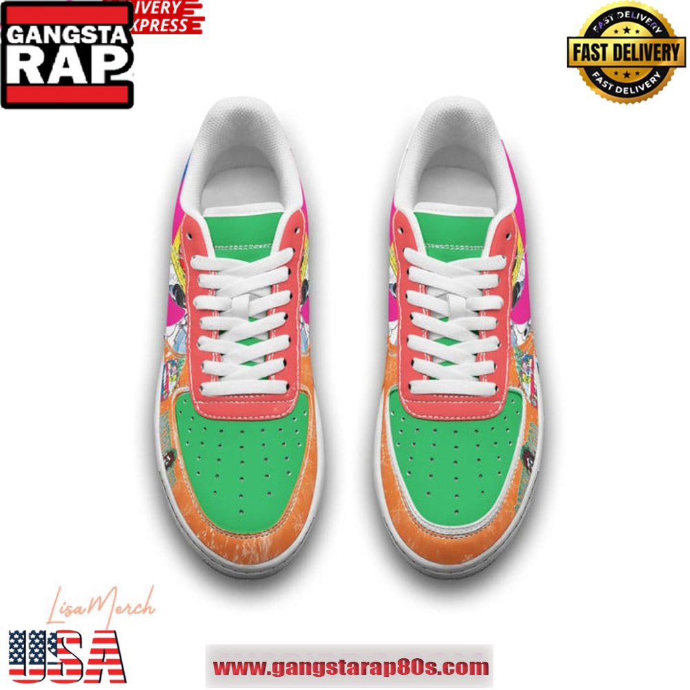 Grateful Dead Merry Christmas Limited Air Force 1 Running Sneakers Grateful Dead Merry Christmas Limited Air Force 1 Running Sneakers