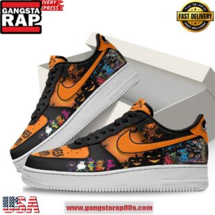 Grateful Dead One More Halloween Night Air Force 1 Running Sneakers Shoes
