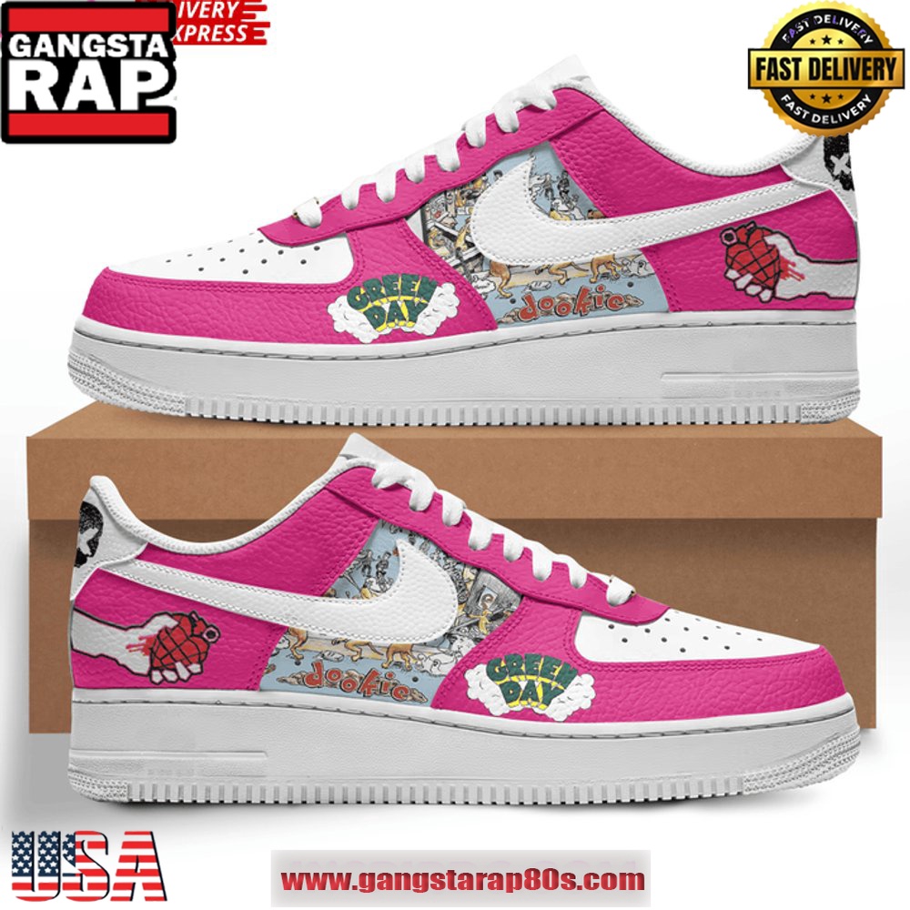 Green Day Dookie Air Force 1 Sneakers Shoes Shoes Green Day Dookie Air Force 1 Sneakers Shoes Shoes