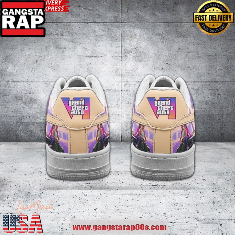 GTA 6 Special Edition Air Force 1 Shoes Running Sneakers GTA 6 Special Edition Air Force 1 Shoes Running Sneakers