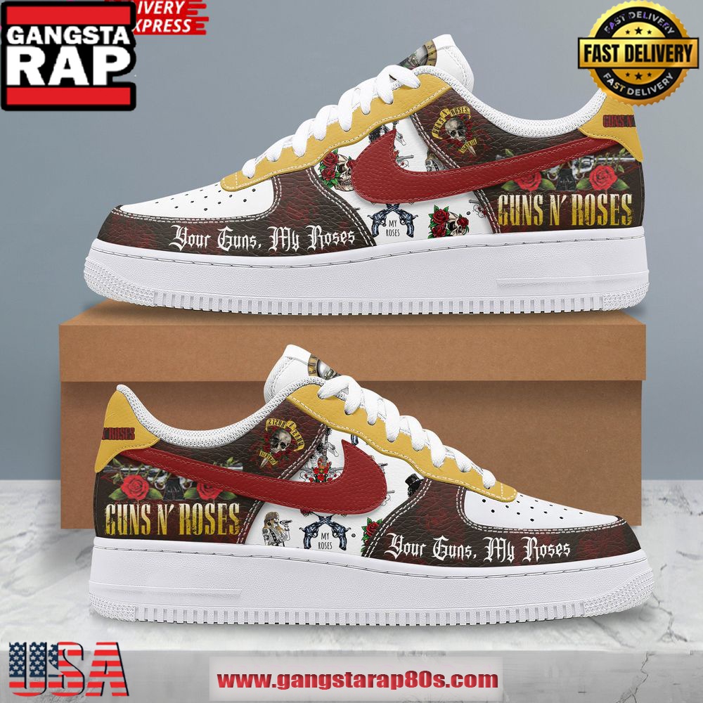 Guns N’ Roses Limited Edition Air Force 1 Shoes Running Sneakers Guns N’ Roses Limited Edition Air Force 1 Shoes Running Sneakers