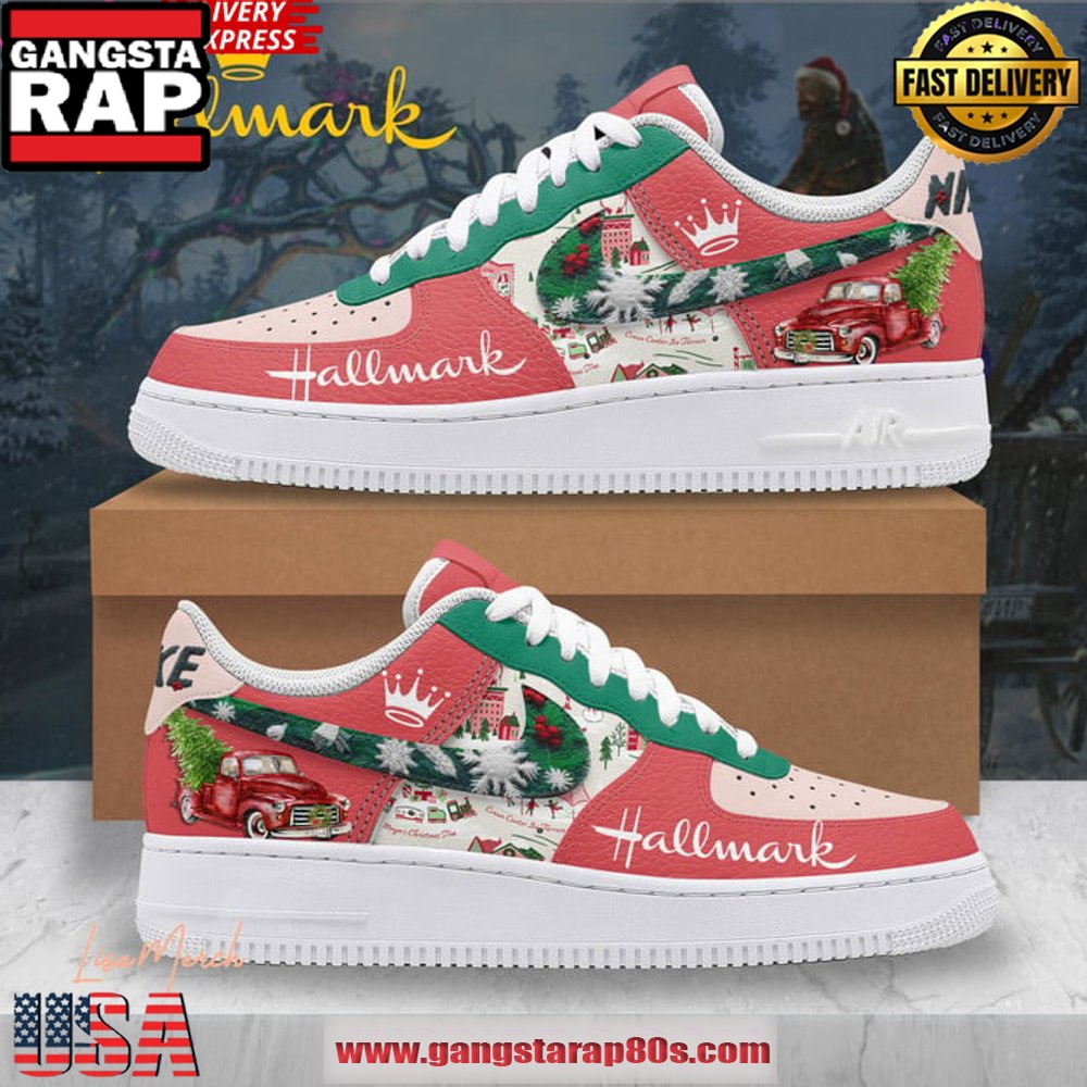Hallmark Christmas Wonderland Limited Edition Air Force 1 Sneakers Shoes Hallmark Christmas Wonderland Limited Edition Air Force 1 Sneakers Shoes
