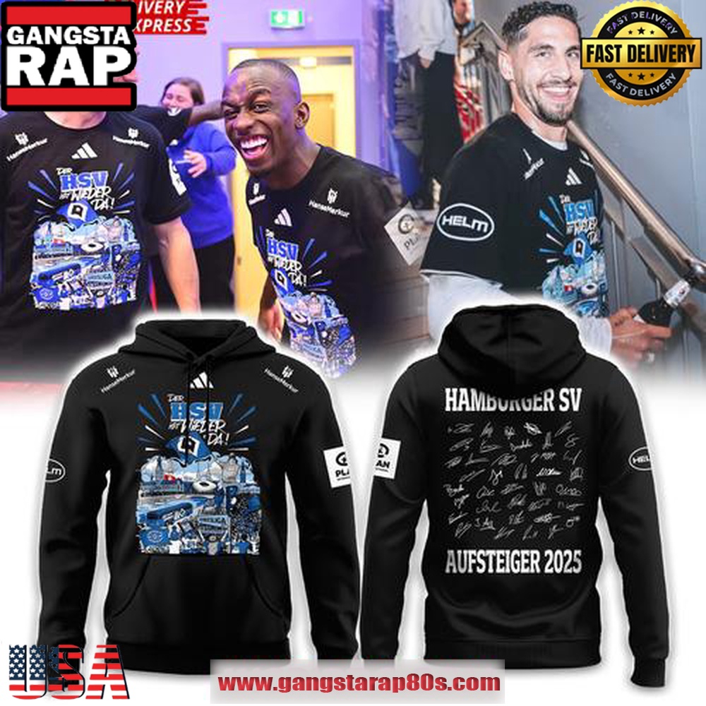 Hamburger SV Promotion 2025 Commemorative Limited Unisex Hoodie Hamburger SV Promotion 2025 Commemorative Limited Unisex Hoodie
