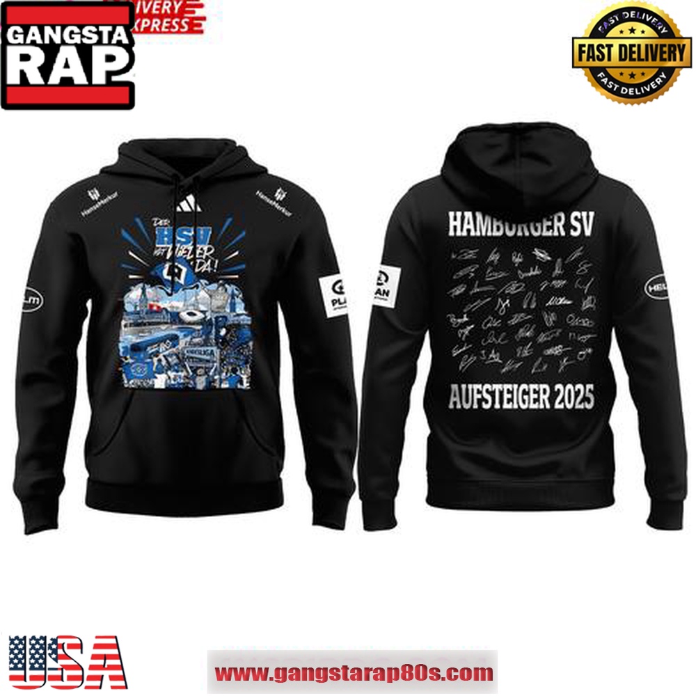 Hamburger SV Promotion 2025 Commemorative Limited Unisex Hoodie Hamburger SV Promotion 2025 Commemorative Limited Unisex Hoodie