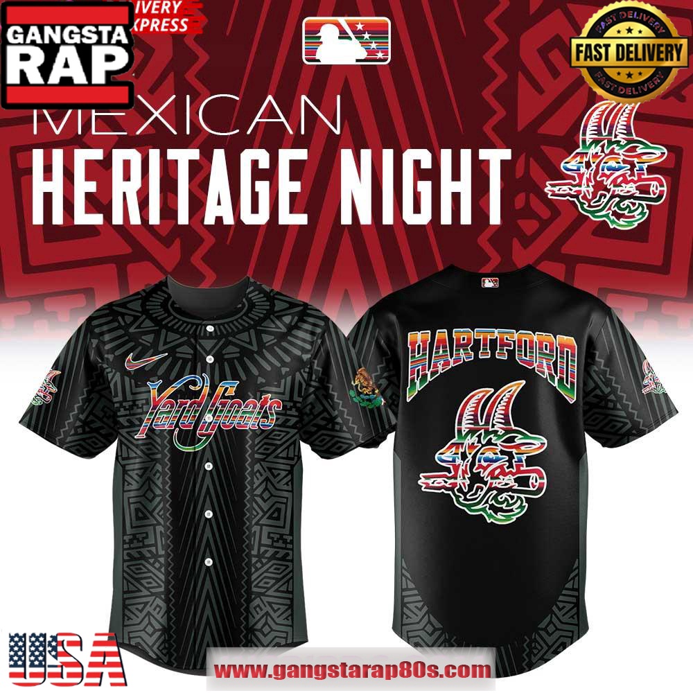 Hartford Yard Goats Mexican Heritage Night Special Baseball Jersey Shirt Hartford Yard Goats Mexican Heritage Night Special Baseball Jersey Shirt